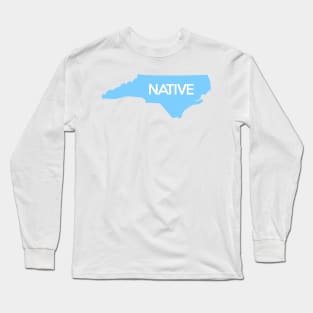 North Carolina Native NC Blue Long Sleeve T-Shirt